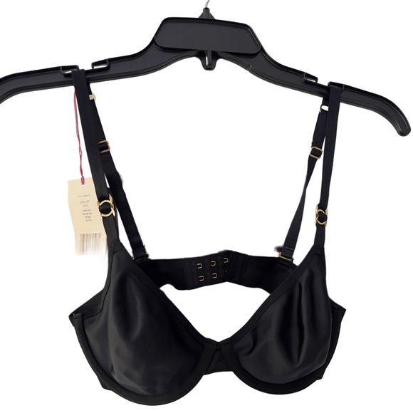 STELLA MCCARTNEY Smooth Bra Wired #S75-107 Black Not Padded Size 32C BRAND NEW - Picture 1 of 9
